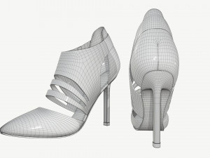 female footwear 03 Model 3D