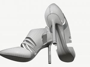 female footwear 03 Model 3D