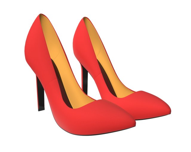 female footwear 04 3D Модель .c4d .max .obj .3ds .fbx .stl .blend 