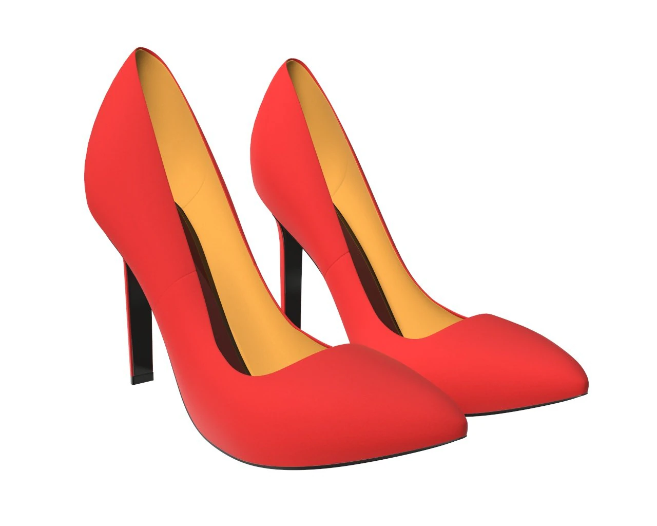 female footwear 04 3D Model .c4d .max .obj .3ds .fbx .stl .blend 