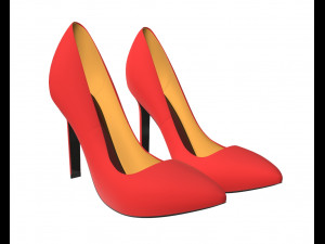 female footwear 04 Modelo 3D
