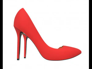 female footwear 04 3D Model