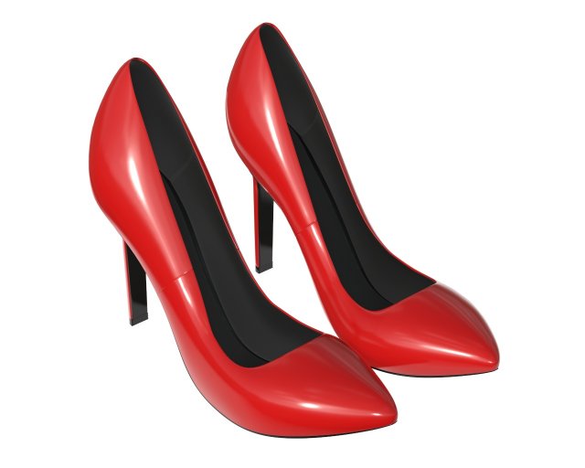 female footwear 05 3D 모델 .c4d .max .obj .3ds .fbx .stl .blend 