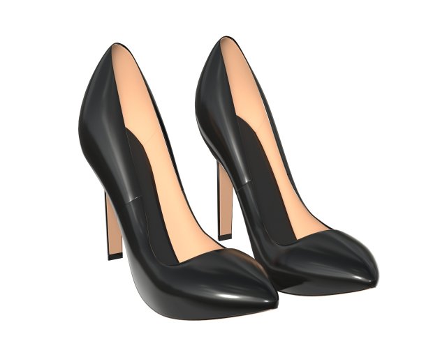 female footwear 06 3D Model .c4d .max .obj .3ds .fbx .stl .blend 
