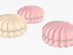 marshmallow round 3D Model