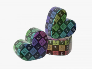 marshmallows candy heart shape Model 3D