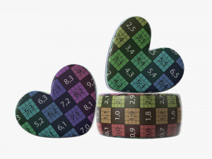 marshmallows candy heart shape Model 3D