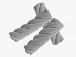 marshmallows colorful candy spiral shape 3D Модель