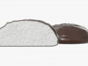 marshmallows covered in chocolate 3D Model