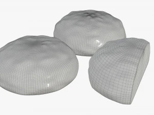 marshmallows covered in chocolate 3D Model