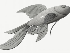 goldfish cartoon 3D Модель