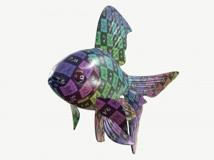 goldfish cartoon 3D Модель