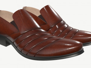 mens classic shoes 01 Modèle 3D