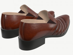 mens classic shoes 01 Modèle 3D