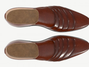 mens classic shoes 01 Modèle 3D