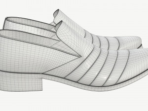 mens classic shoes 01 Modèle 3D