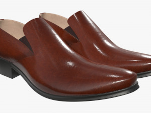 mens classic shoes 02 3D 模型