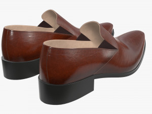 mens classic shoes 02 3D 模型