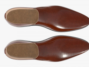 mens classic shoes 02 3D 模型
