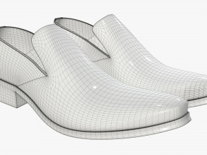 mens classic shoes 02 3D 模型