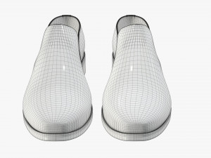 mens classic shoes 02 3D 模型