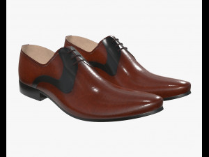 mens classic shoes 03 Modelo 3D