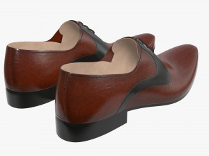 mens classic shoes 03 Modelo 3D
