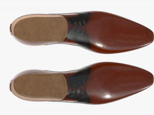 mens classic shoes 03 3D Model