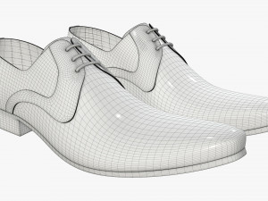 mens classic shoes 03 Modelo 3D