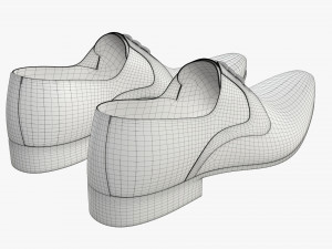 mens classic shoes 03 Modelo 3D