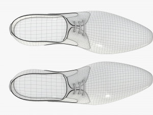 mens classic shoes 03 Modelo 3D