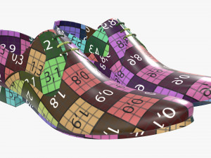 mens classic shoes 03 Modelo 3D