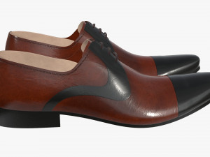 mens classic shoes 04 Model 3D