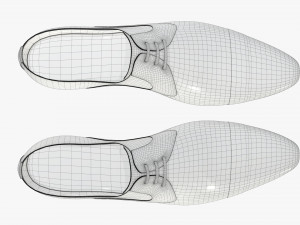 mens classic shoes 04 Model 3D