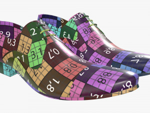 mens classic shoes 04 Model 3D