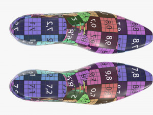 mens classic shoes 04 Model 3D