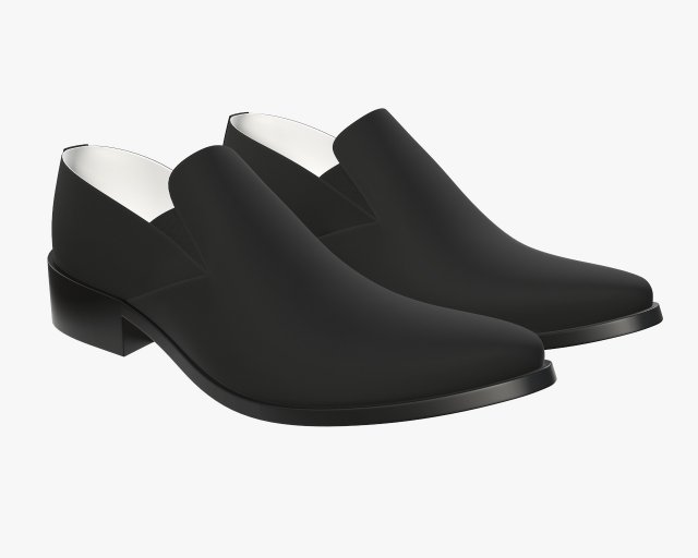 mens classic shoes 05 3Dモデル .c4d .max .obj .3ds .fbx .stl .blend 