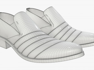 mens classic shoes 06 3D 模型