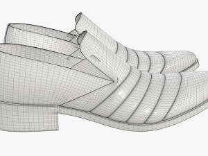 mens classic shoes 06 3D 模型