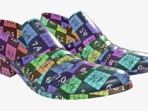 mens classic shoes 06 3D 模型