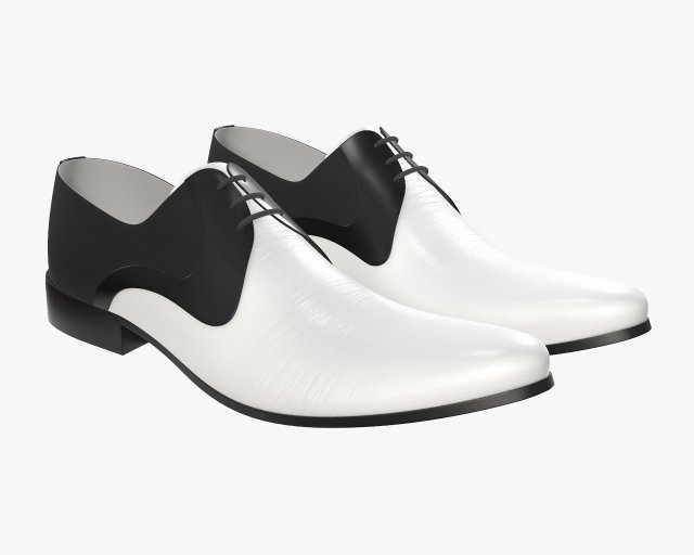 mens classic shoes 07 3D मॉडल .c4d .max .obj .3ds .fbx .stl .blend 