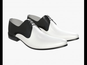 mens classic shoes 07 3D Model