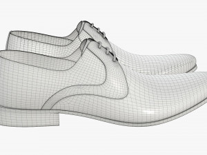 mens classic shoes 07 3D मॉडल