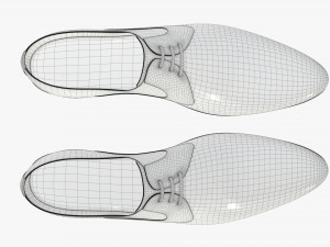 mens classic shoes 07 3D मॉडल
