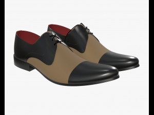 mens classic shoes 08 Modelo 3D
