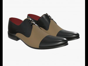 klassieke herenschoenen 08 3D Model