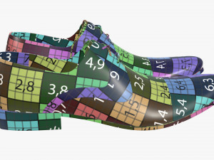 mens classic shoes 08 Modèle 3D