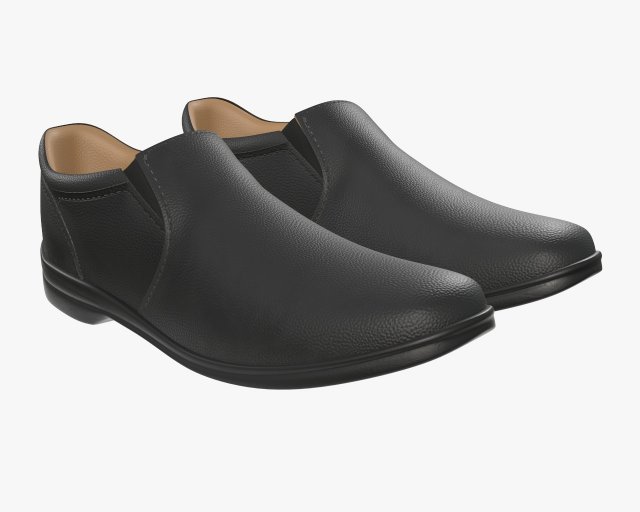 mens classic shoes 09 Modelo 3D .c4d .max .obj .3ds .fbx .stl .blend 