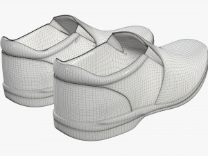 mens classic shoes 09 Modelo 3D