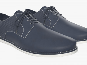mens classic shoes 10 3D Модель